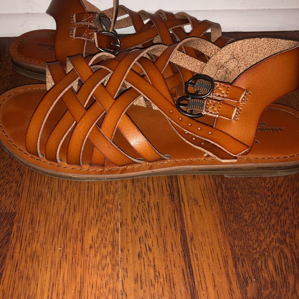 Brown sandals